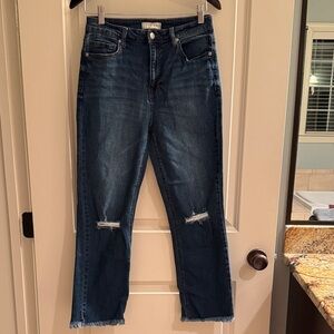 Harper Blue Distressed Jeans
